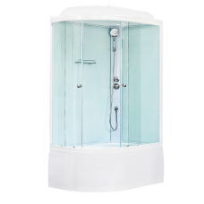 Душевая кабина Royal Bath RB 8120BK5-WT (белое/прозрачное) права..