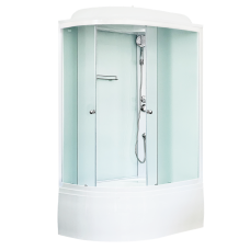 Душевая кабина Royal Bath RB 8120BK5-WC (белое/матовое) правая..