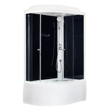 Душевая кабина Royal Bath RB 8120BK5-BT (черное/прозрачное) прав..