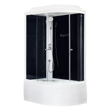 Душевая кабина Royal Bath RB 8120BK5-BТ (черное/прозрачное) лева..