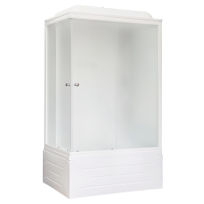 Душевая кабина Royal Bath RB 8100BP5-WC (белое/матовое) правая..