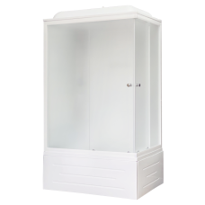 Душевая кабина Royal Bath RB 8100BP5-WC (белое/матовое) левая..