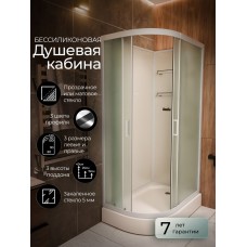 Душевая кабина Frank F411R М White правосторонняя б/к низкий подд..