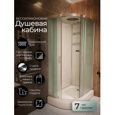 Душевая кабина Frank F418R М Brilliant правосторонняя низкий подд..