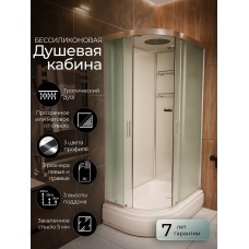 Душевая кабина Frank F412/1R М Brilliant правосторонняя средний п..