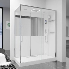Душевая кабина c паром Black&White G8890 1600х850х2200..
