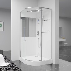 Душевая кабина c паром Black&White G8891 1000х1000х2200..