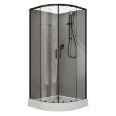Душевая кабина Aquanet Passion EVO R black 90x90 набор 2..