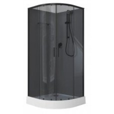 Душевая кабина Aquanet Passion EVO R black 90x90 набор 4..