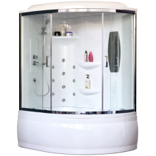 Душевая кабина Royal Bath 150ALP-T-CH (прозрачное) левая 150x100x..