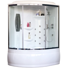 Душевая кабина Royal Bath 150ALP-T-CH (прозрачное) правая 150x100..