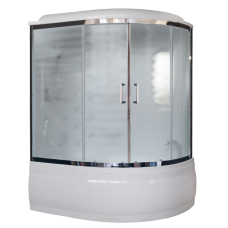 Душевая кабина Royal Bath 170ALP-C-CH (матовое) левая 170x100x225..