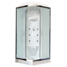 Душевая кабина Royal Bath 90HP7-WC-CH (белое/матовое) 90x90x217..