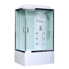 Душевая кабина Royal Bath 8100BP3-WT-CH (белое/прозрачное) правая..