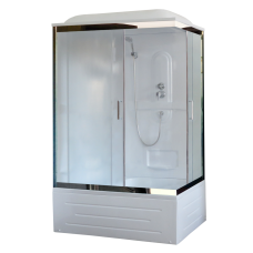 Душевая кабина Royal Bath 8100BP1-M-CH (матовое) левая 100x80x217..