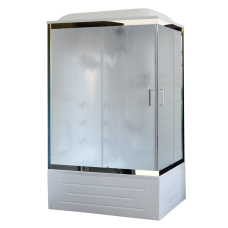 Душевая кабина Royal Bath 8100BP2-M-CH (матовое) левая 100x80x217..