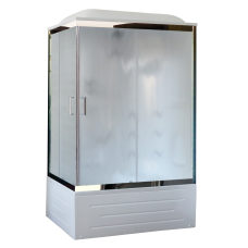Душевая кабина Royal Bath 8100BP2-M-CH (матовое) правая 100x80x21..