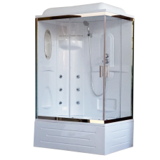 Душевая кабина Royal Bath 8100BP2-T-CH (прозрачное) левая 100x80x..