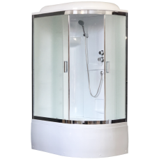 Душевая кабина Royal Bath 8120BK1-M-CH (матовое) левая 120x80x217..