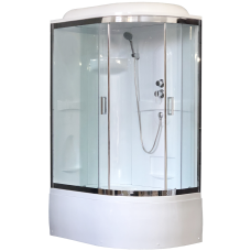 Душевая кабина Royal Bath 8120BK1-T-CH (прозрачное) левая 120x80x..