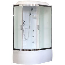 Душевая кабина Royal Bath 8120BK2-M-CH (матовое) правая 120x80x21..