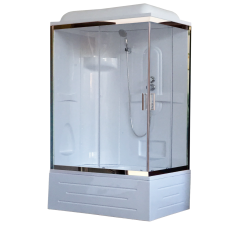 Душевая кабина Royal Bath 8120BP1-T-CH (прозрачное) левая 120x80x..