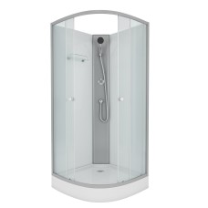 Душевая кабина Niagara Eco E90/13/MT/BK 900х900х2000..