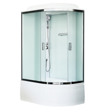 Душевая кабина Royal Bath RB 8120BK5-WC-CH, левая..