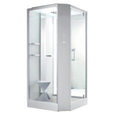 Душевая кабина Orans SR-89101RS белая, с баней..