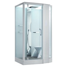 Душевая кабина Orans SR-89105RS белая, с баней..