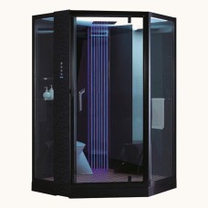 Душевая кабина Orans OLS-SR89106S черная, с баней..