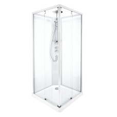 Душевая кабина IDO Showerama 10-5 прозрачное стекло, профиль бел..