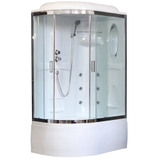 Душевая кабина Royal Bath 8120BK2-T-CH (прозрачное) правая 120x80..