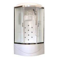 Душевая кабина Royal Bath 90NRW-C-CH (матовое) 90x90x217 + пароге..