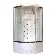 Душевая кабина Royal Bath 90NRW-T-CH (прозрачное) 90x90x217 + пар..