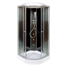 Душевая кабина DTO L801 с гидромассажем BLACK..