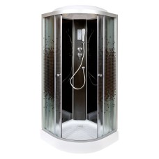Душевая кабина DTO L801 с электрикой BLACK..