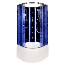 Душевая кабина DTO BМ4590 N LED с гидромассажем BLACK..