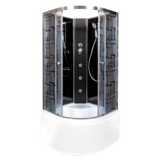 Душевая кабина DTO BМ4510 N с гидромассажем BLACK..