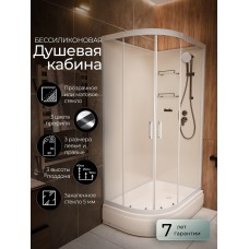 Душевая кабина Frank F412/1R White правосторонняя средний поддон ..