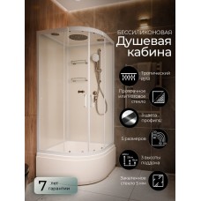 Душевая кабина Frank F409/2 White высокий поддон..