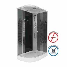 Душевая кабина Niagara NG-4512-14R BLACK 1200х800х2150..