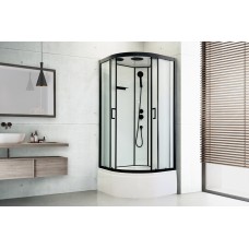 Душевая кабина Royal Bath FATO RB 85CK-М-BL рифленое стекло..