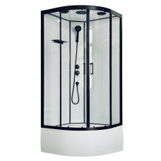 Душевая кабина Royal Bath FATO RB 100CK-T-BL прозрачное стекло..