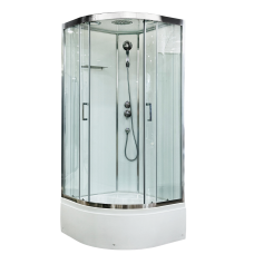 Душевая кабина Royal Bath FATO RB 85CK-T-CH прозрачное стекло..