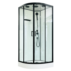 Душевая кабина Royal Bath FATO RB 90HK-T-BL прозрачное стекло..