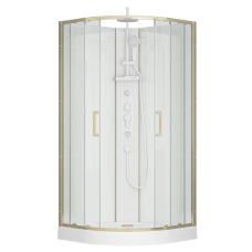 Душевая кабина Royal Bath BERN RB90HK-WT-GD стекло прозрачное 90х..