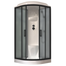 Душевая кабина Royal Bath RB 100HK6-GC-BL серое/матовое стекло..