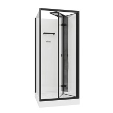 Душевая кабина Ceruttispa BELLA90B без крыши 90x90x215-225..