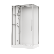 Душевая кабина Acquazzone Viktoria 120SL CHROME с паром..